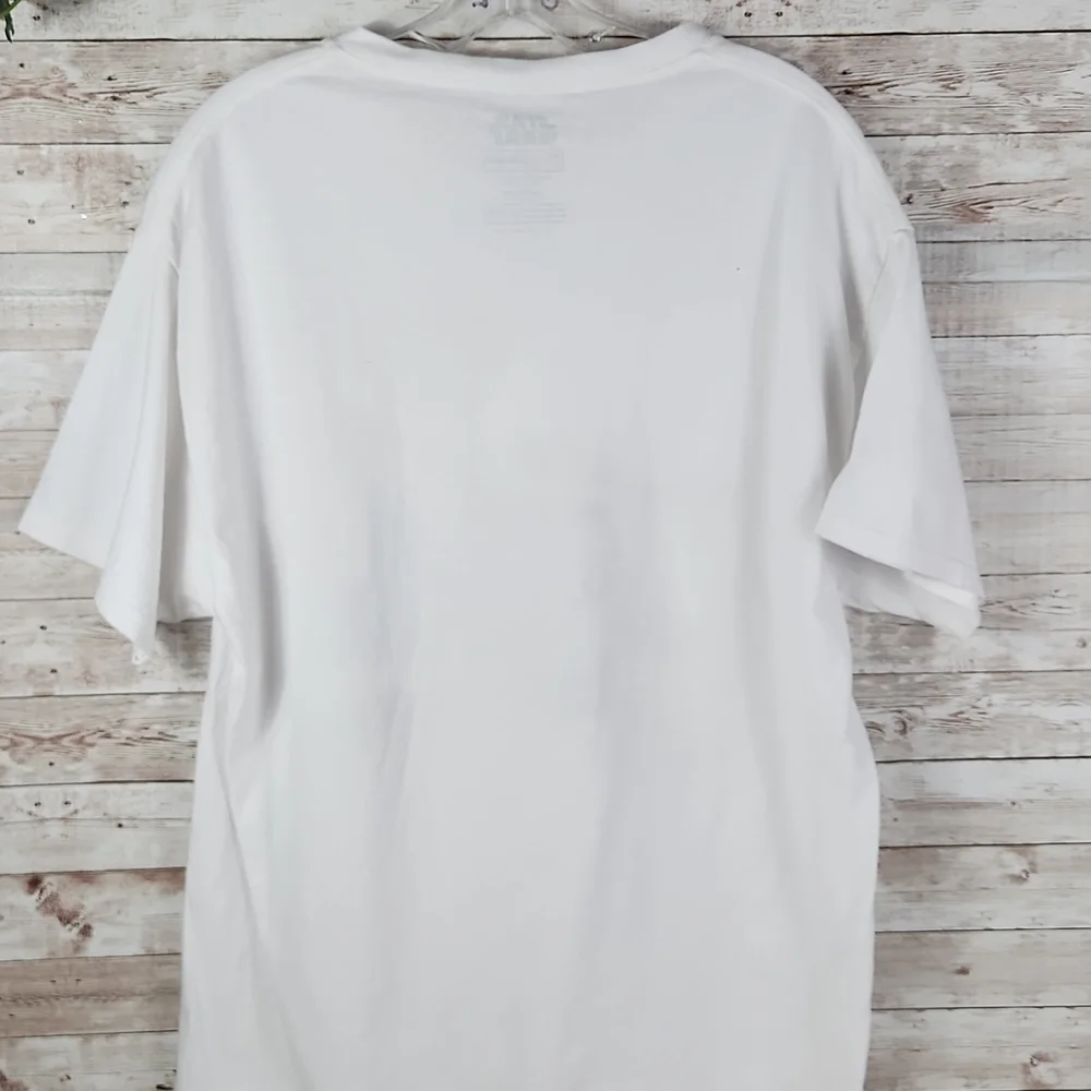 Star Wars, 0312, Men's white Yoda short sleeves T-Shirt, round neck, size L